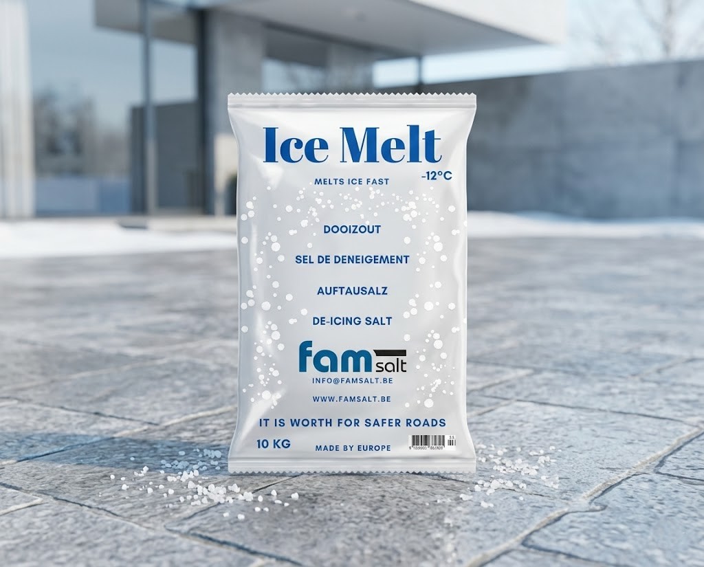Famsalt Ice Melt De-Icing Salt 10kg