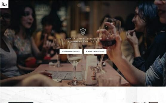 Contemporary spa wellness center website treatments