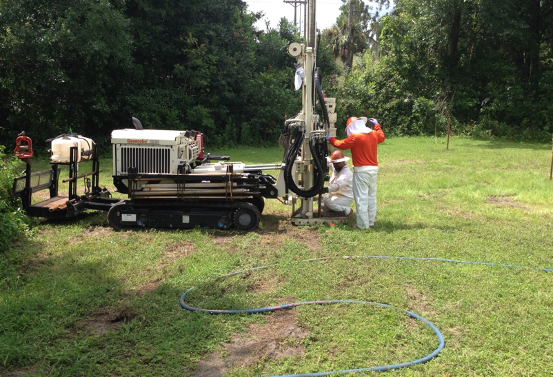 Field remediation site