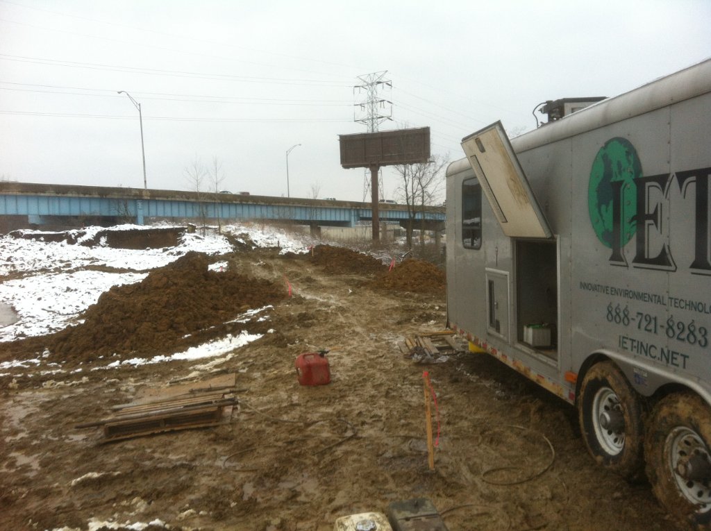 IET environmental remediation and drilling field operations