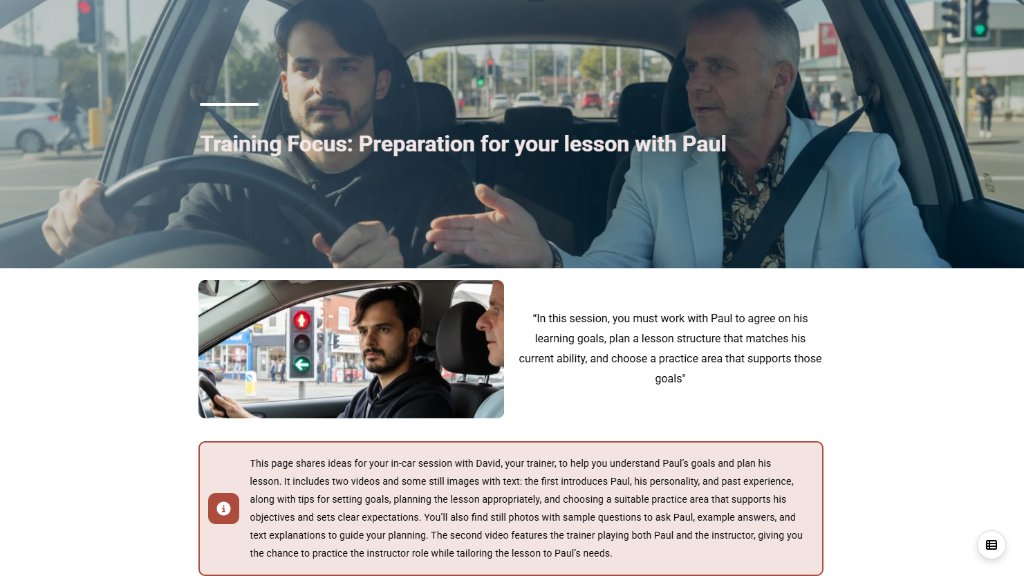 Video Training Sessions