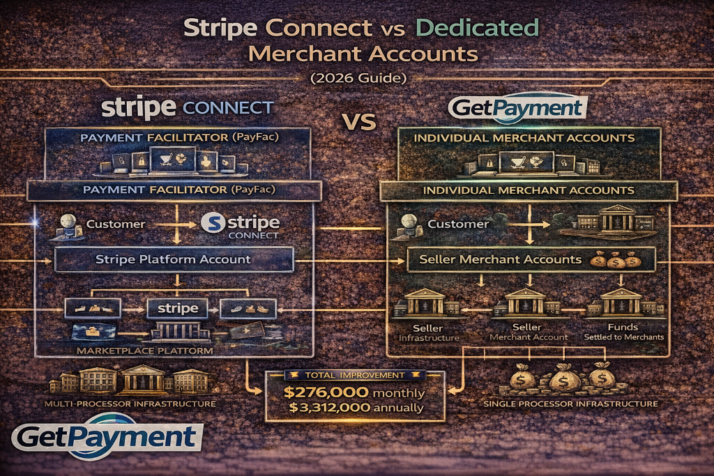 Stripe Connect vs Dedicated Merchant Accounts (2026 Guide)