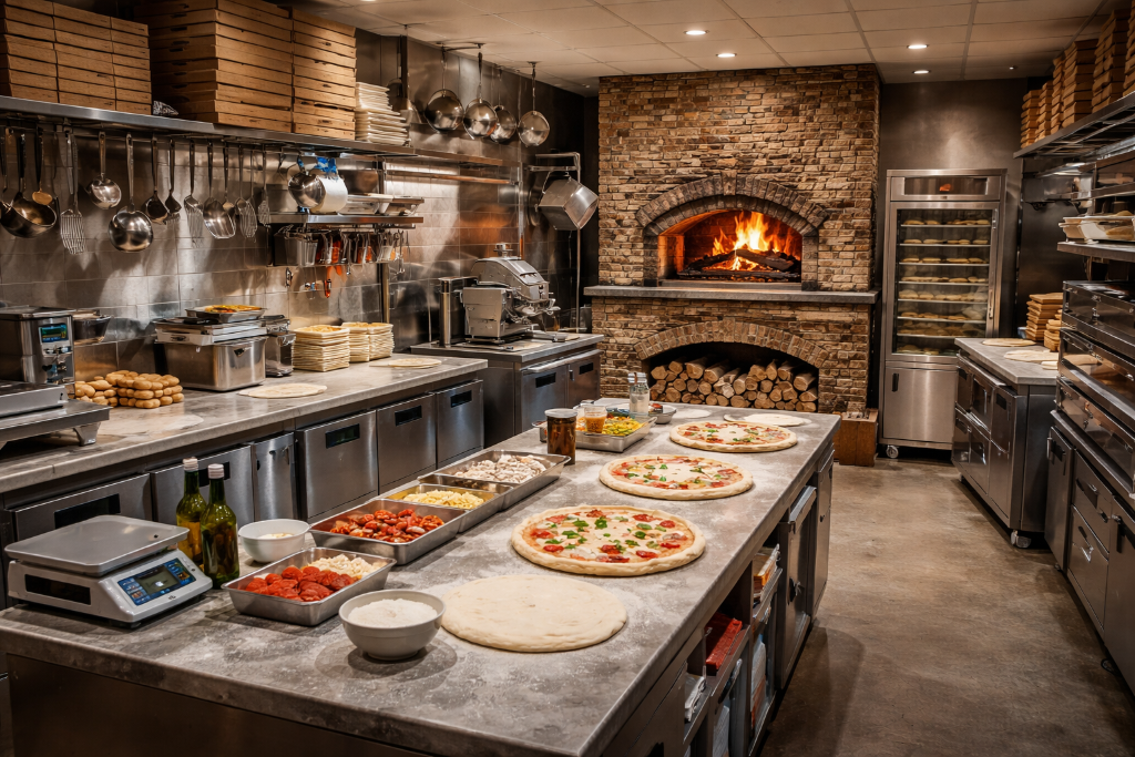Four à pizza professionnel - Matériel pizzeria restaurant CHR Nice