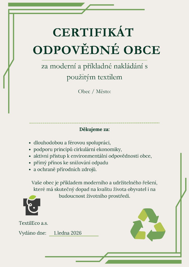 Certifikát odpovědné obce