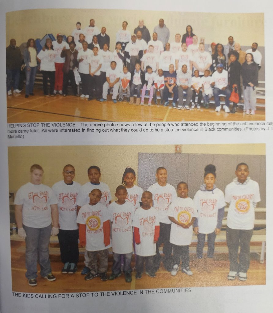 Kids calling for a stop to violence in the communities