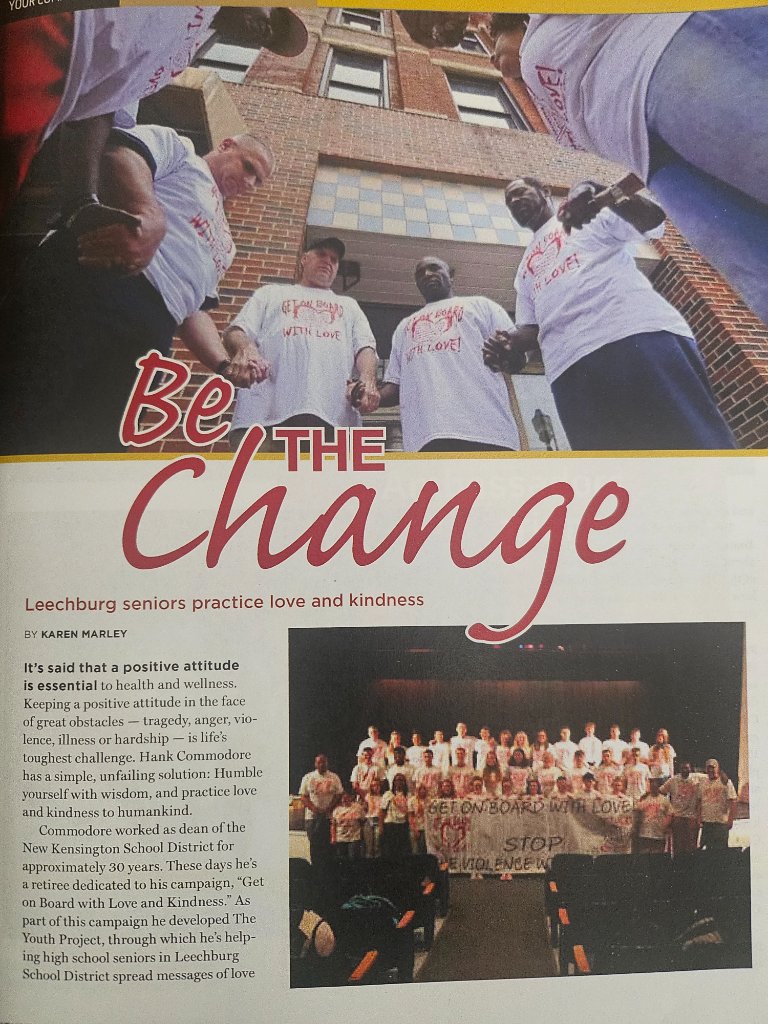 Be the Change — community seniors practice love and kindness
