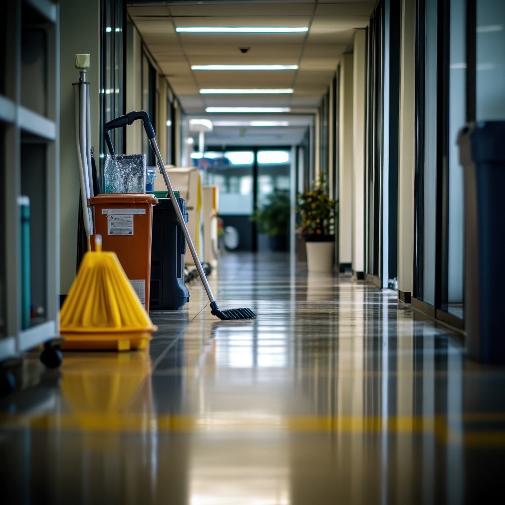 Professional janitorial cleaning