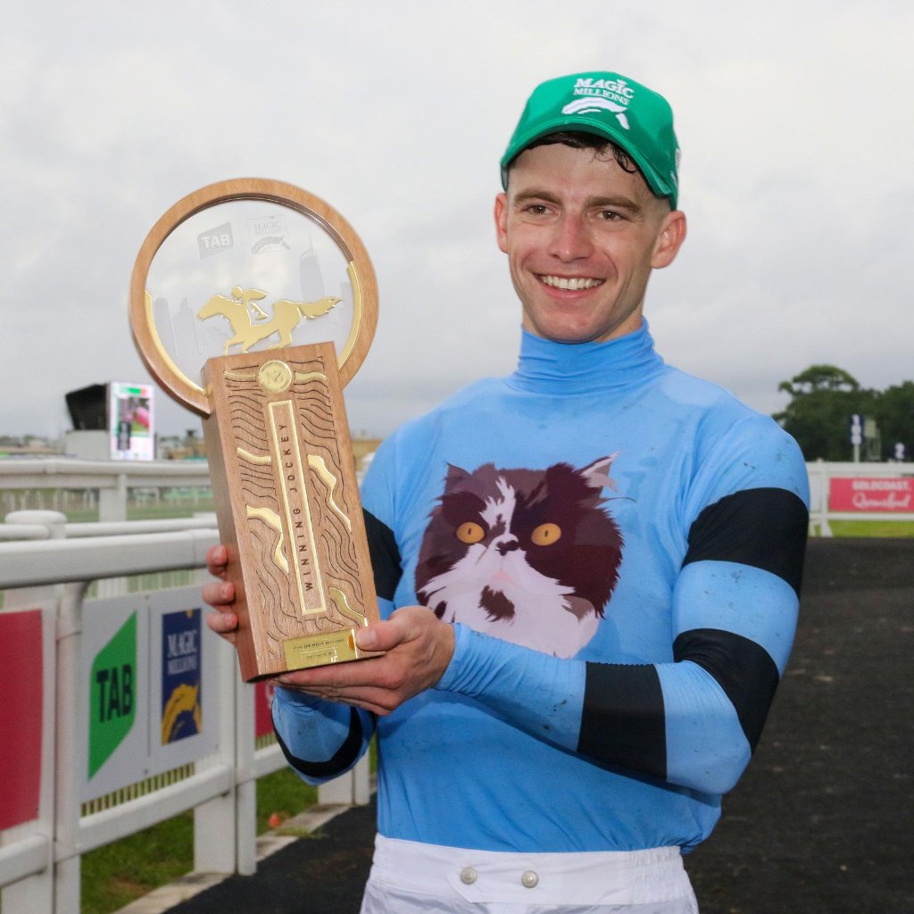 Coco trophy celebration