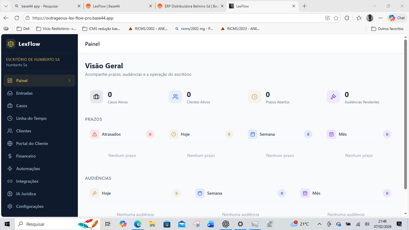HUMBERTO LexFlow template preview