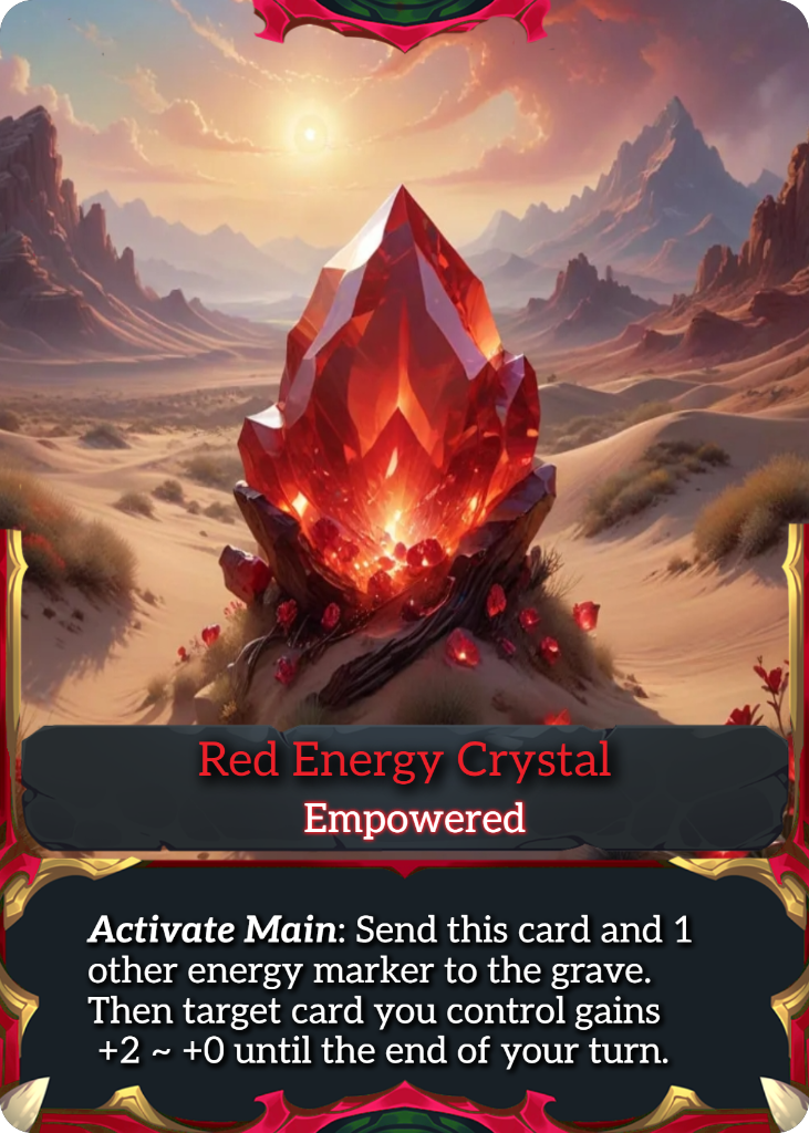 Red Energy Crystal