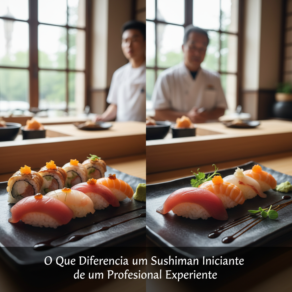O Que Diferencia um Sushiman Iniciante de um Profissional Experiente
