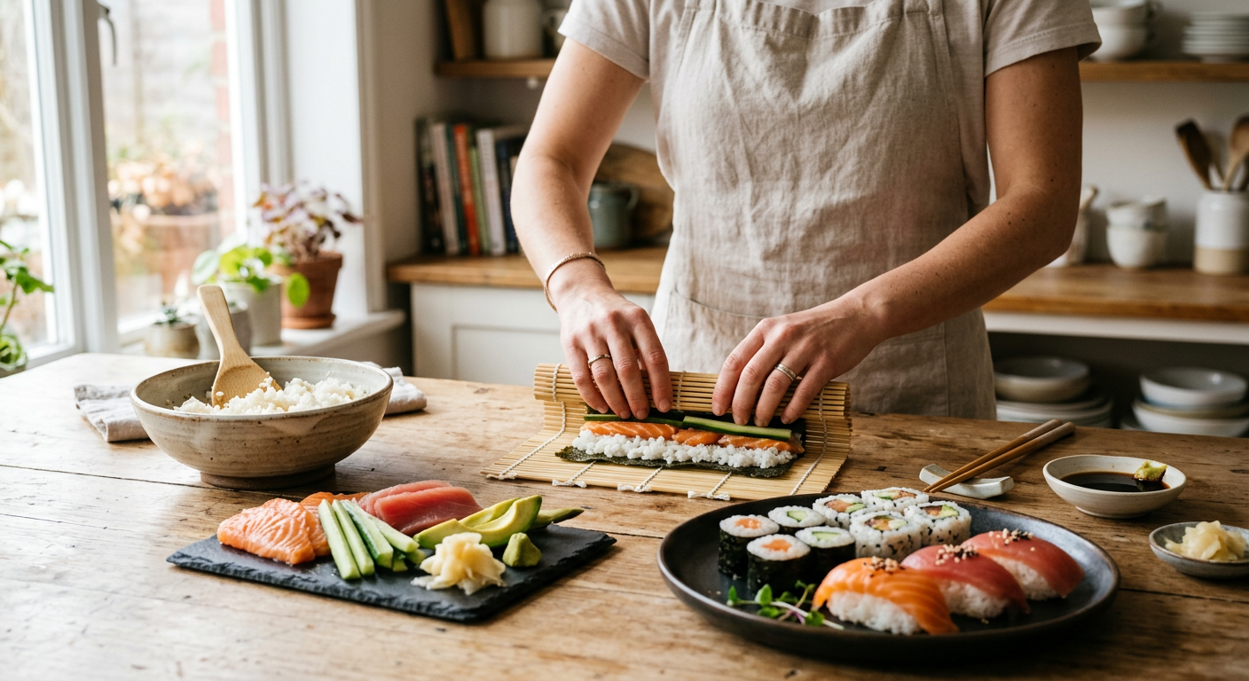 Como fazer sushi em casa