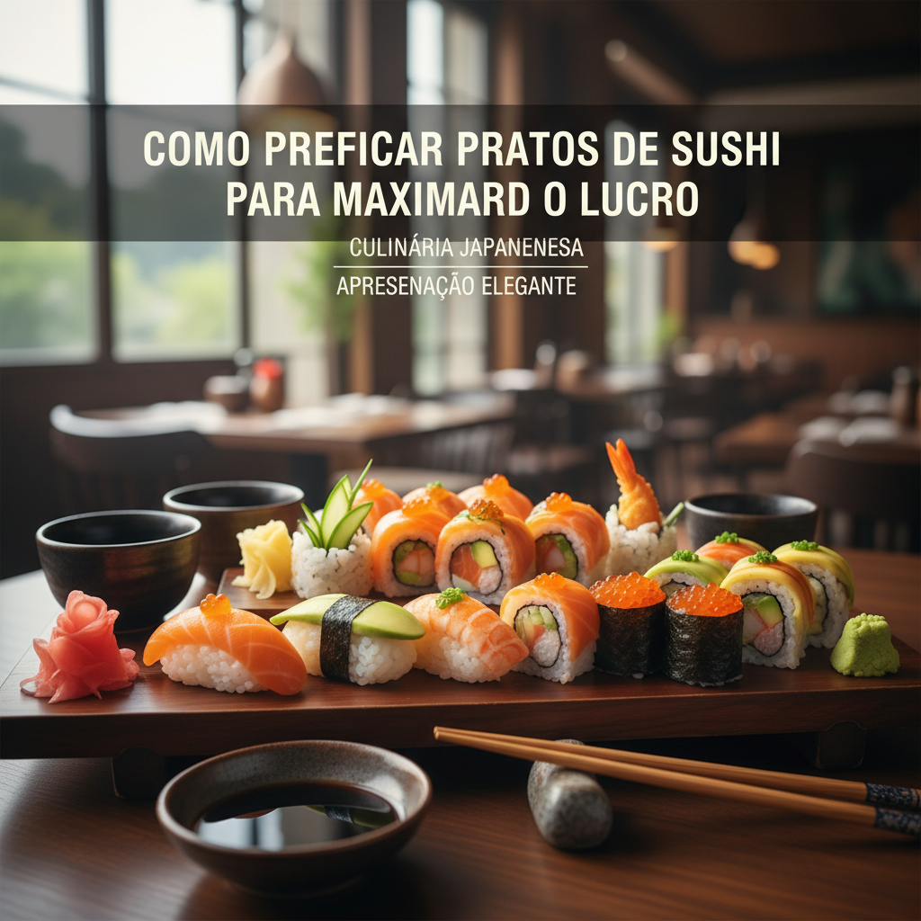 Como Precificar Pratos de Sushi para Maximizar o Lucro