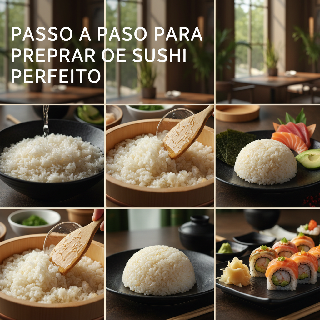 Passo a Passo para Preparar o Arroz de Sushi Perfeito