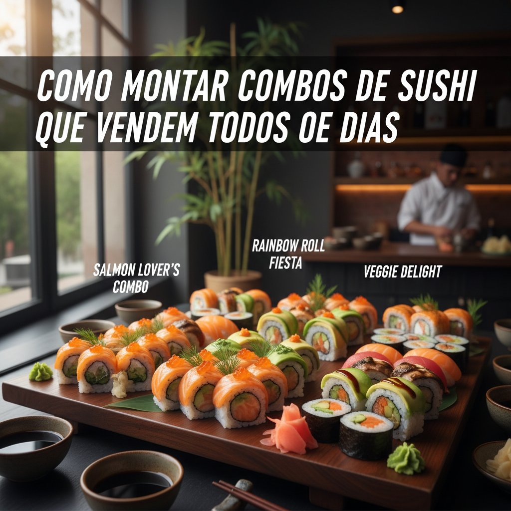 Como Montar Combos de Sushi que Vendem Todos os Dias