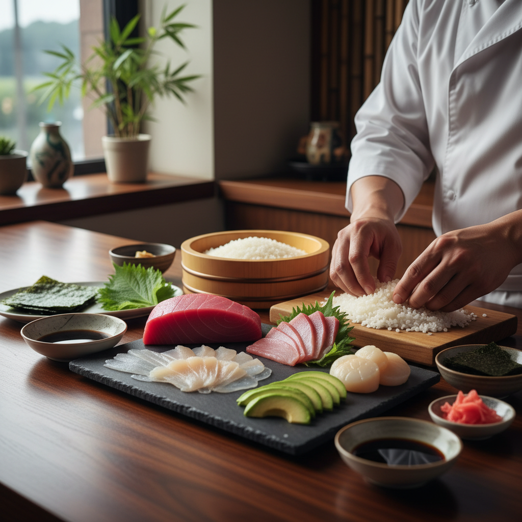 Como Escolher os Melhores Ingredientes para Sushi Profissional