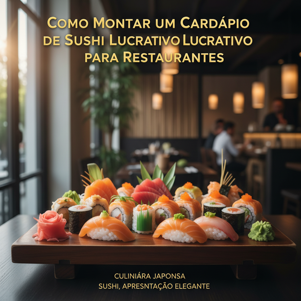 Como Montar um Cardápio de Sushi Lucrativo para Restaurantes