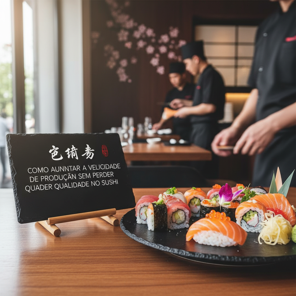 Como Aumentar a Velocidade de Produção sem Perder Qualidade no Sushi