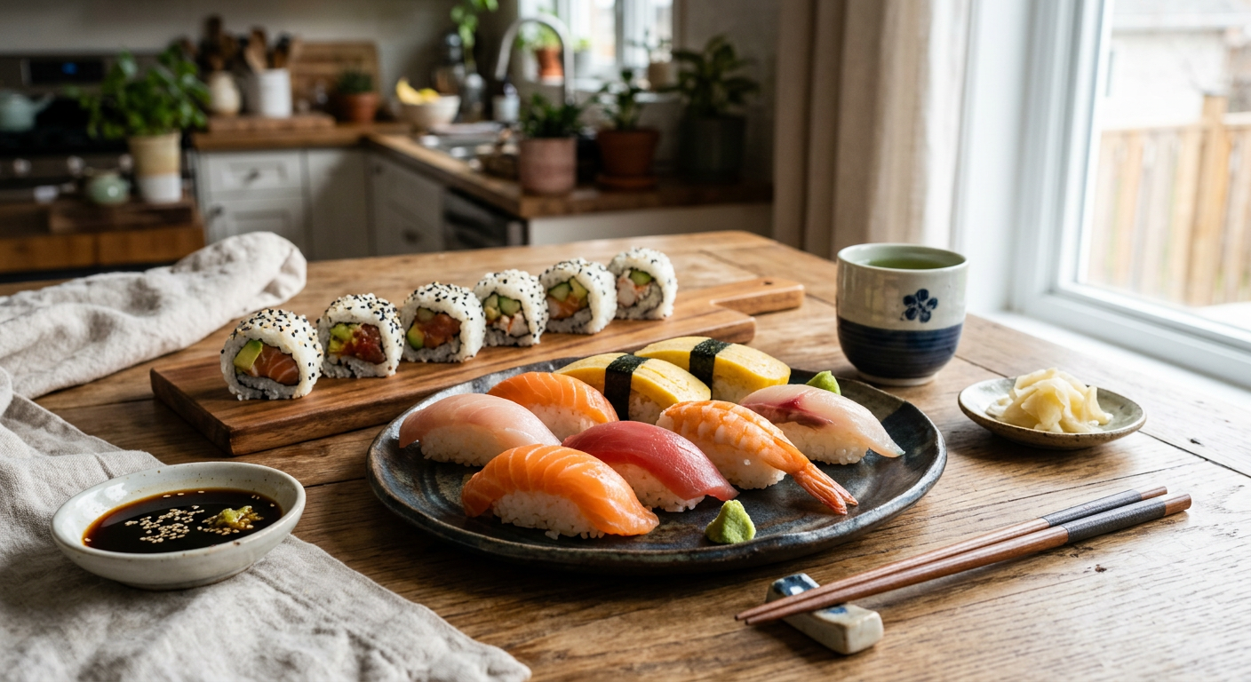 Sushi como fazerm em casa
