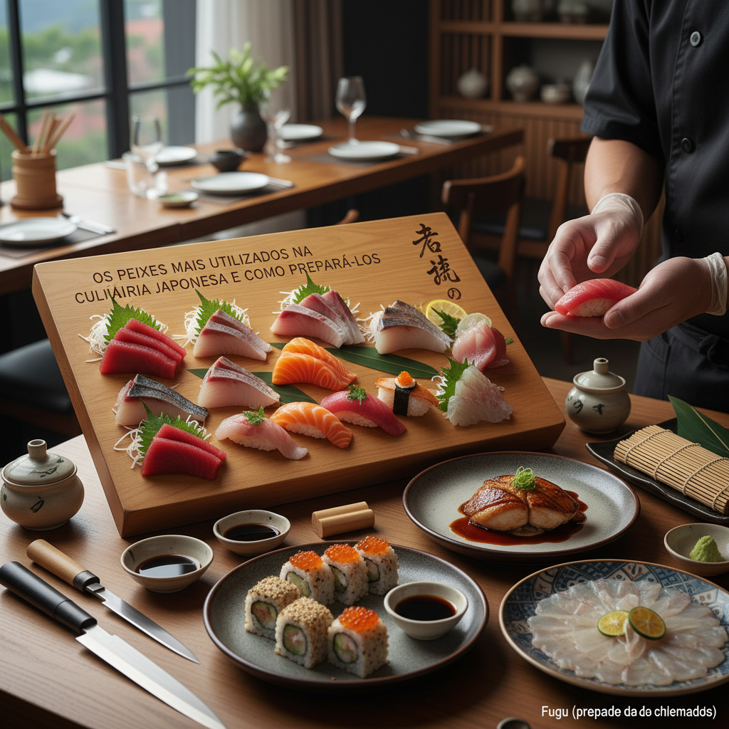 Os Peixes Mais Utilizados na Culinária Japonesa e Como Prepará-los