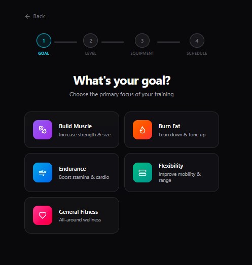 Personal Workout Planner template preview