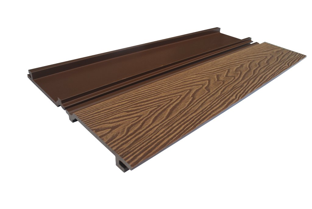 Deep Embossed Cladding — Teak