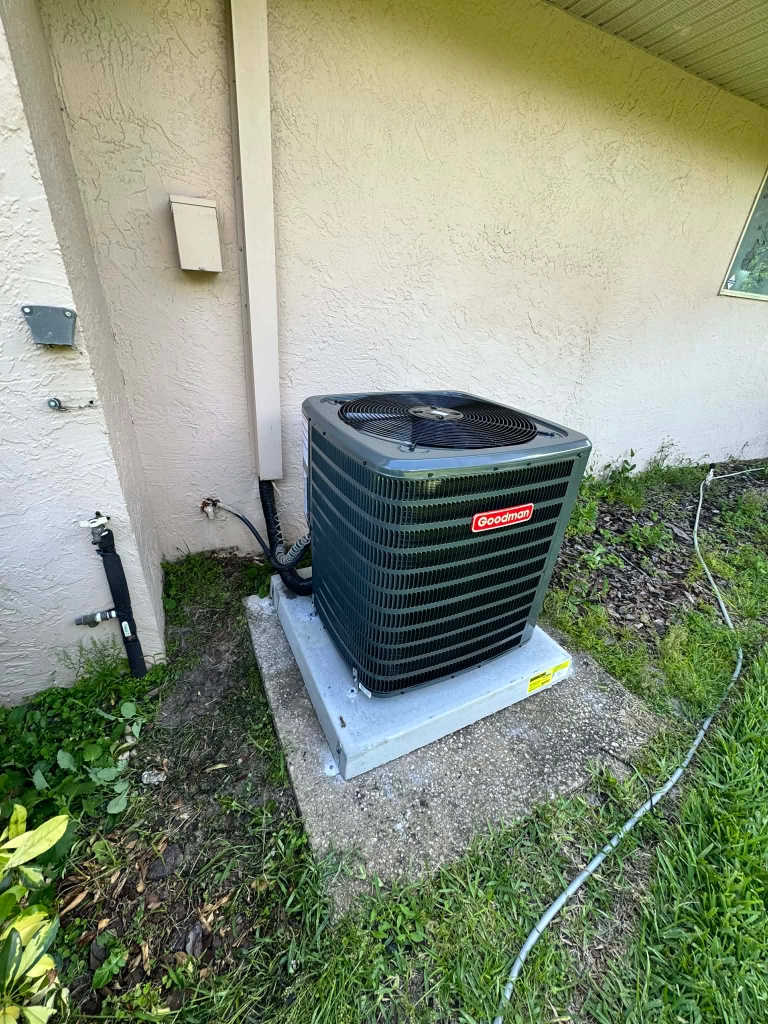Outdoor AC Installation