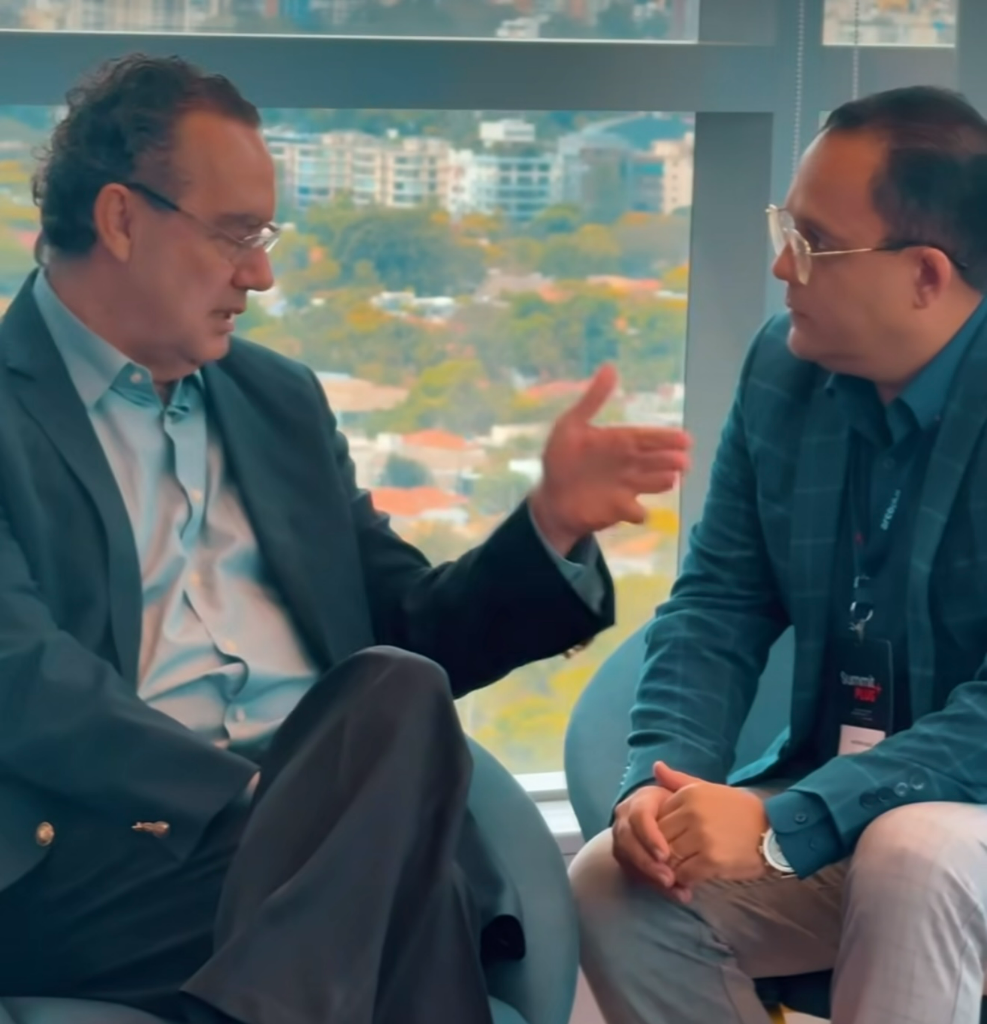 Diretor em conversa com Dr. Augusto Cury