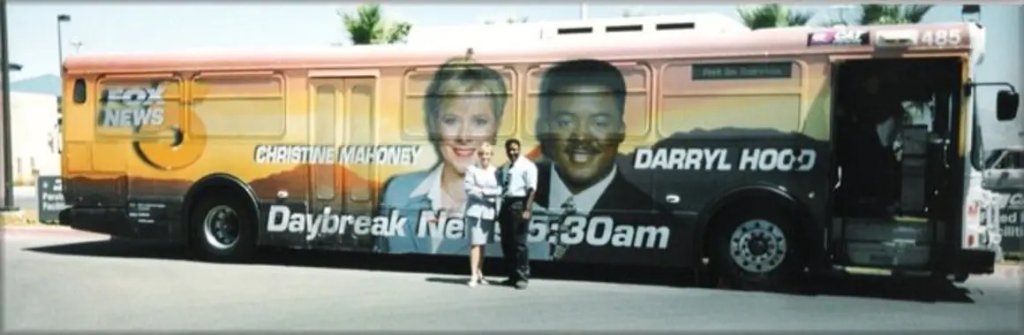 Darryl Hood — FOX News Daybreak promotional bus