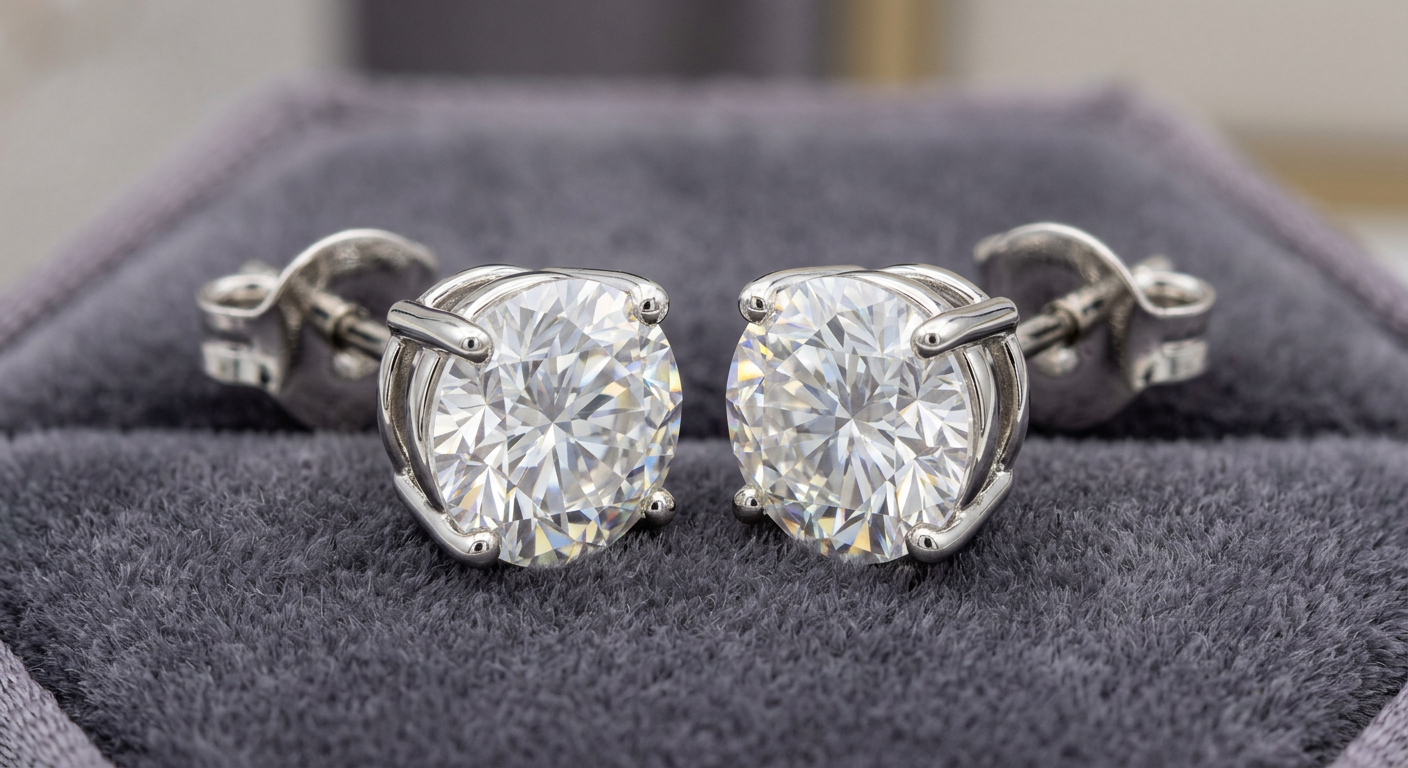 Diamond Stud Earrings