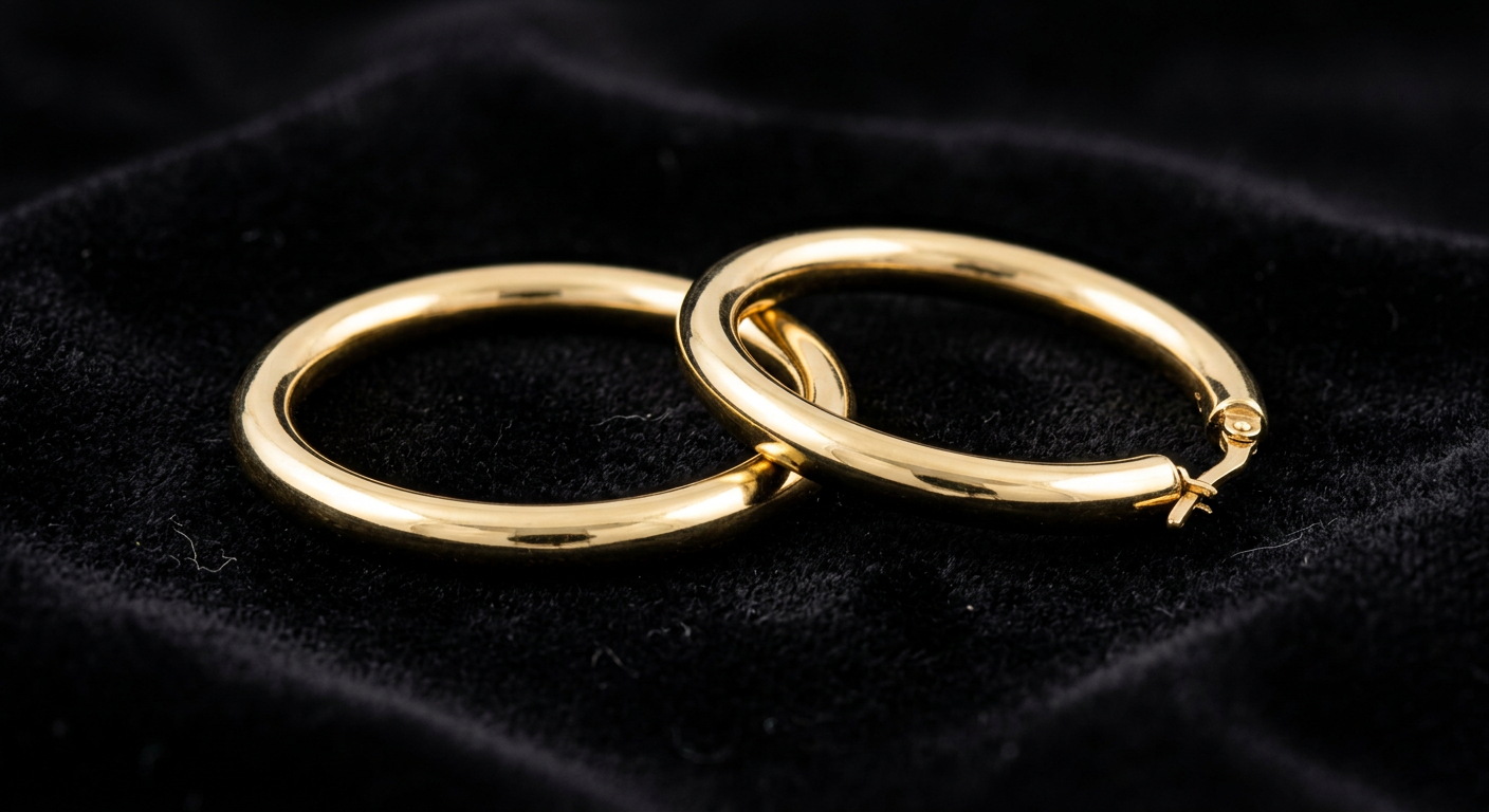 Gold Hoop Earrings