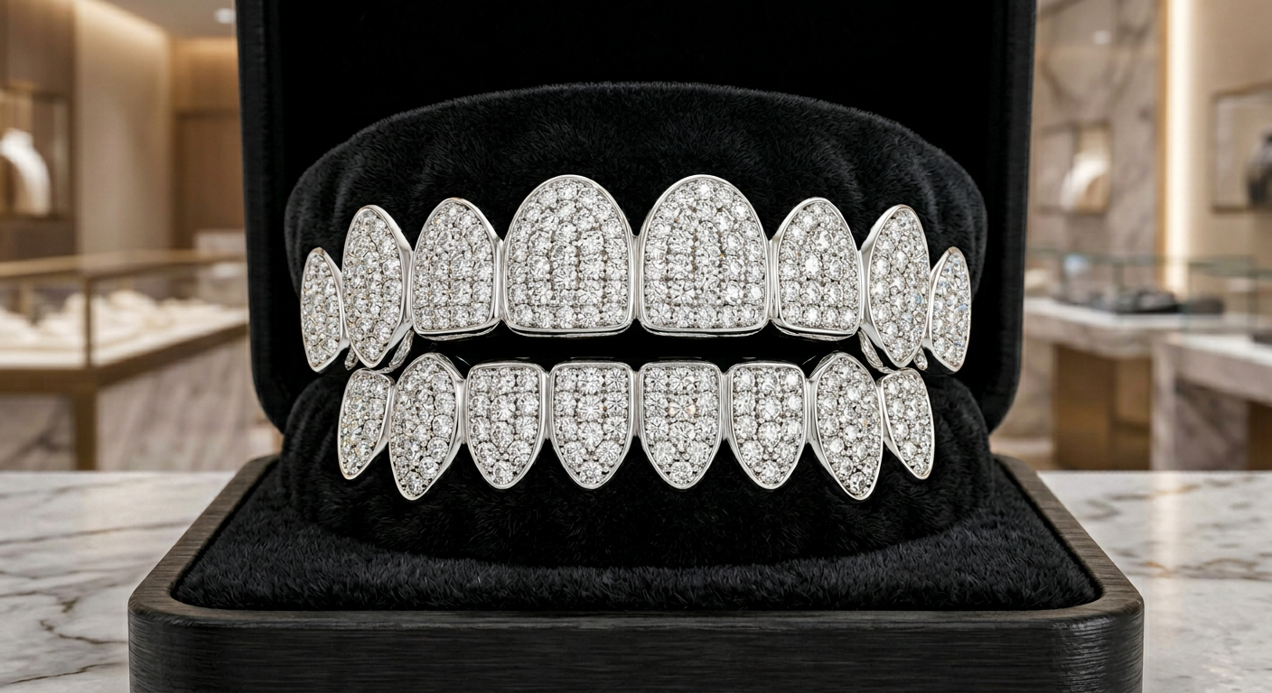 VVS Diamond Grillz Set