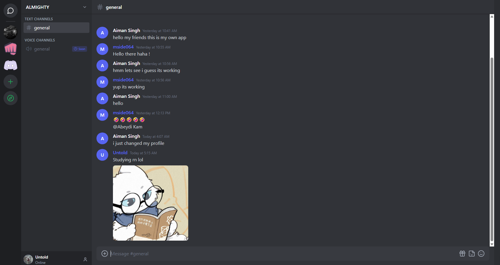 Uncord template preview