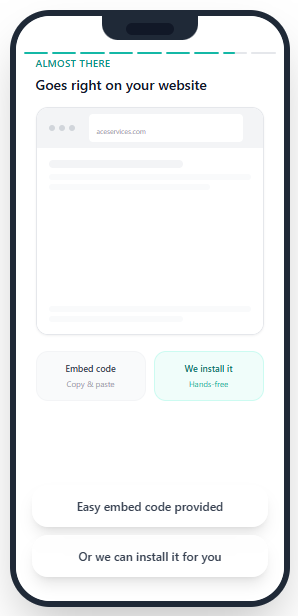 QuickQuote template/phone mockup template preview