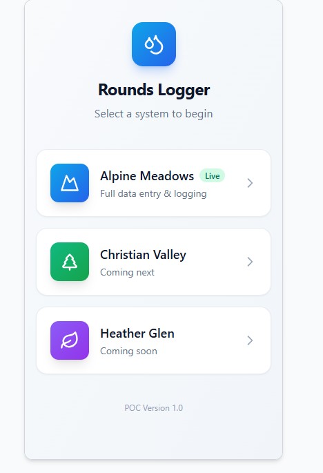 Rounds logger template template preview