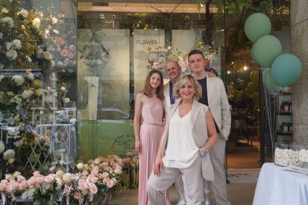 La famiglia di Creazioni di Miriam - Inaugurazione negozio