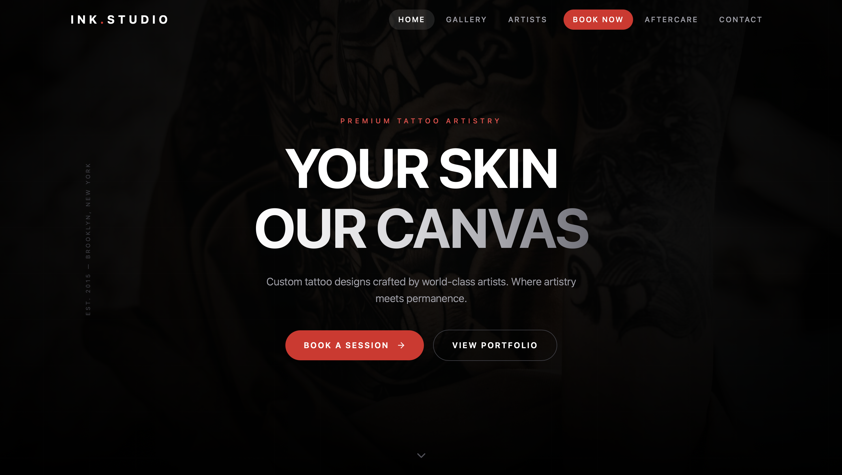 Ink Studio template preview