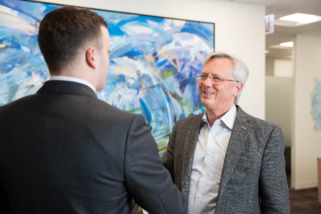 Successful business partnership