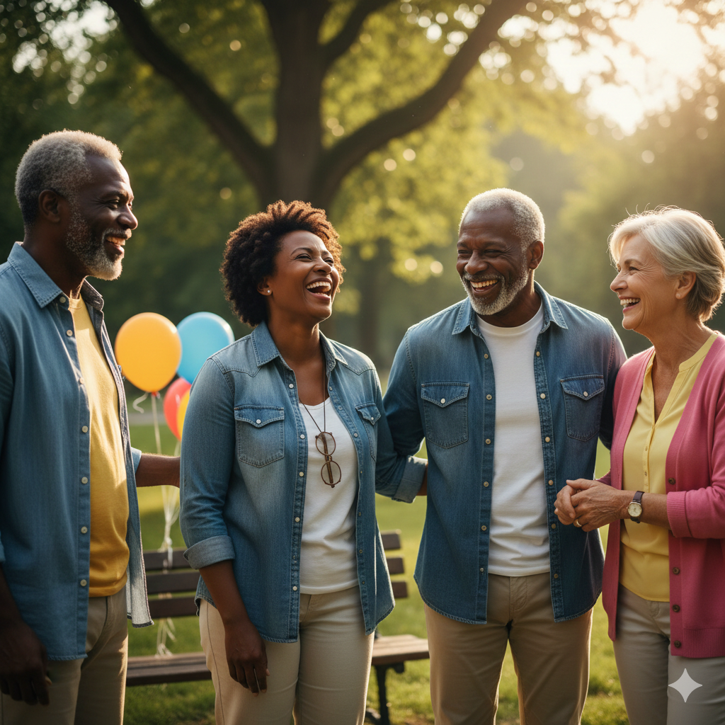 Seniors enjoying life