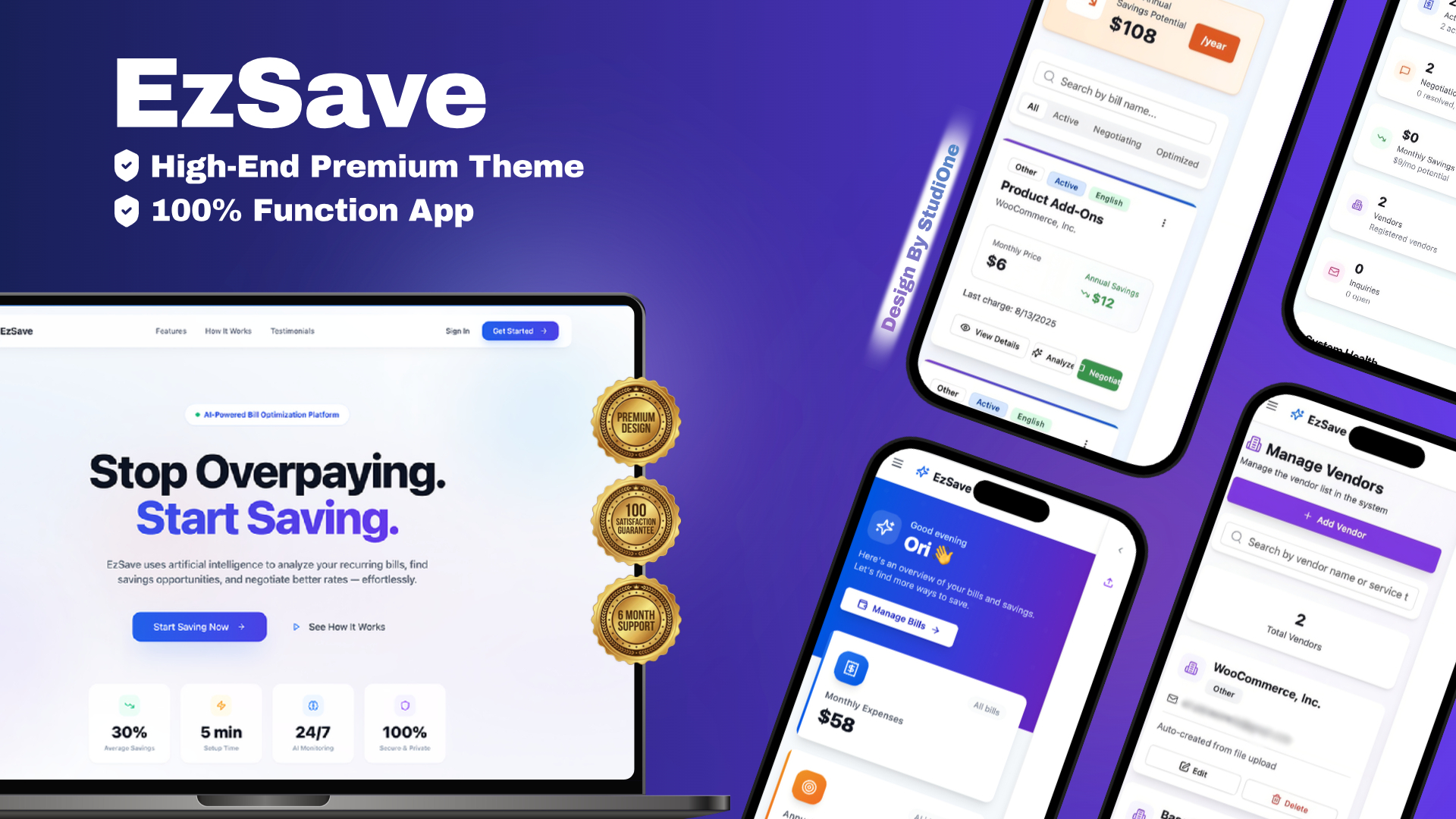 EzSave template preview