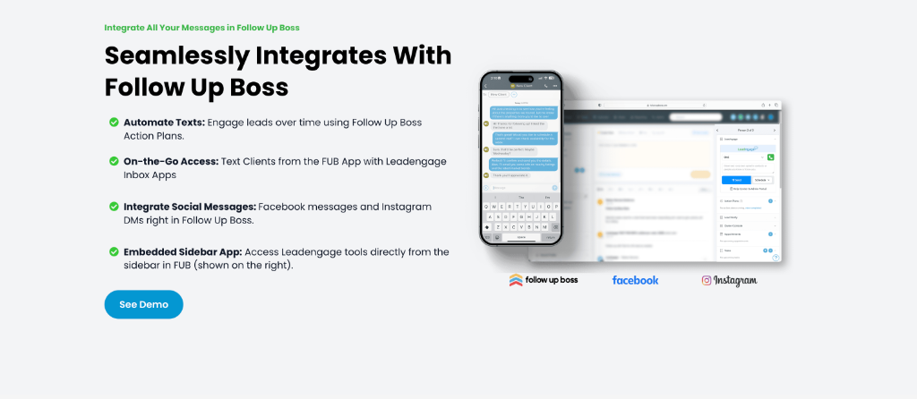 Integrates With Follow Up Boss