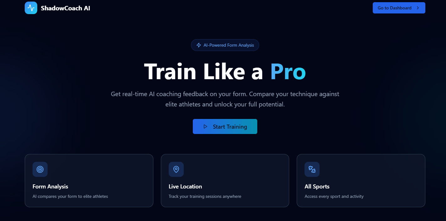 ShadowCoach AI template preview