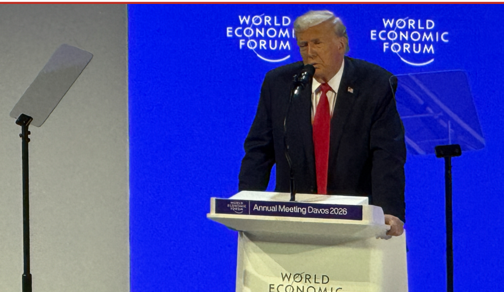 INTO-NATIONS interprète le President Trump à Davos 2026