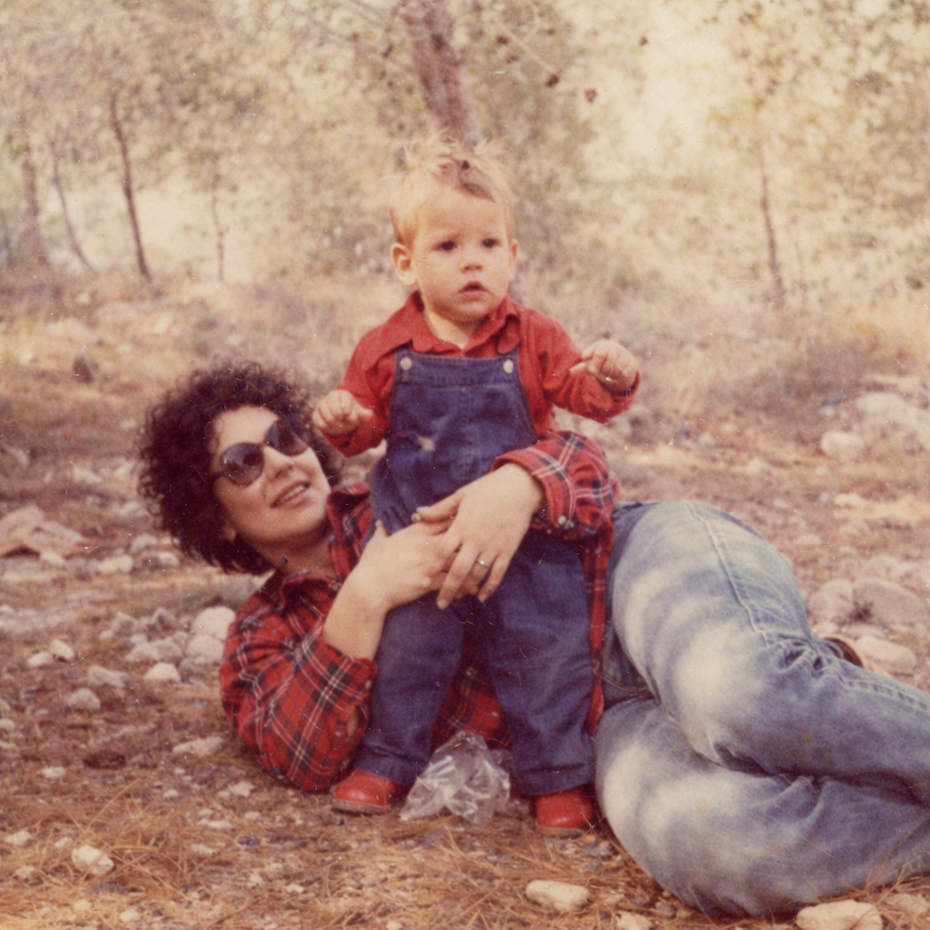 A mother and son - the kind of everyday photo that becomes priceless at 60
