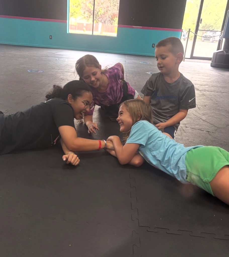 Friends having fun