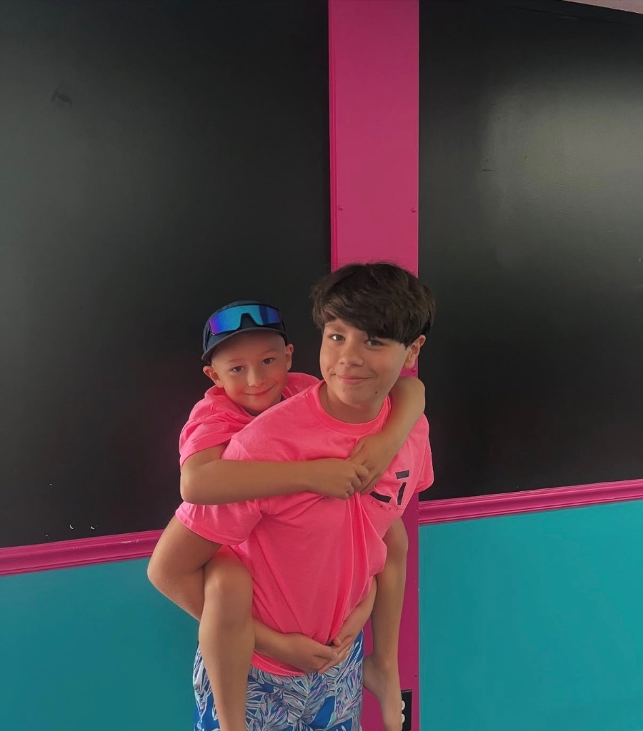 Camp buddies