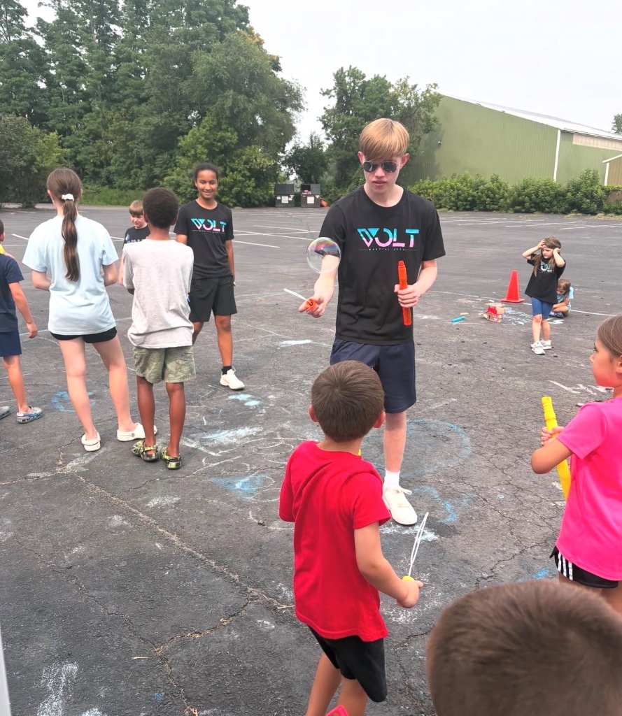 Outdoor bubble activities