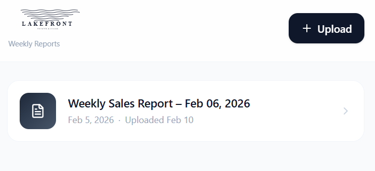 Yidel's Sales Report template preview
