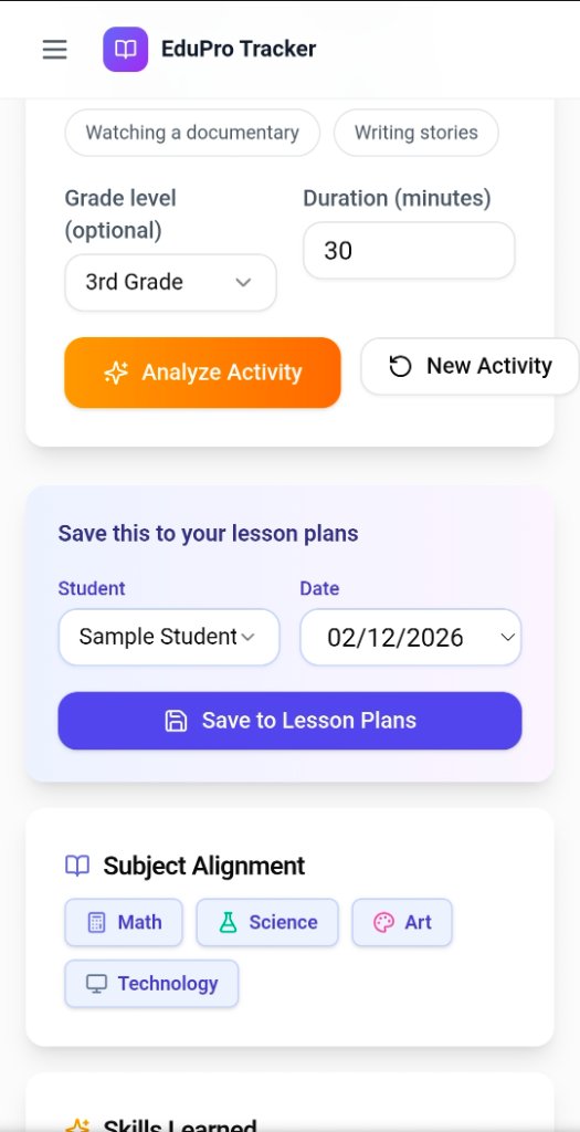 Activity Reflection Tool screenshot 2