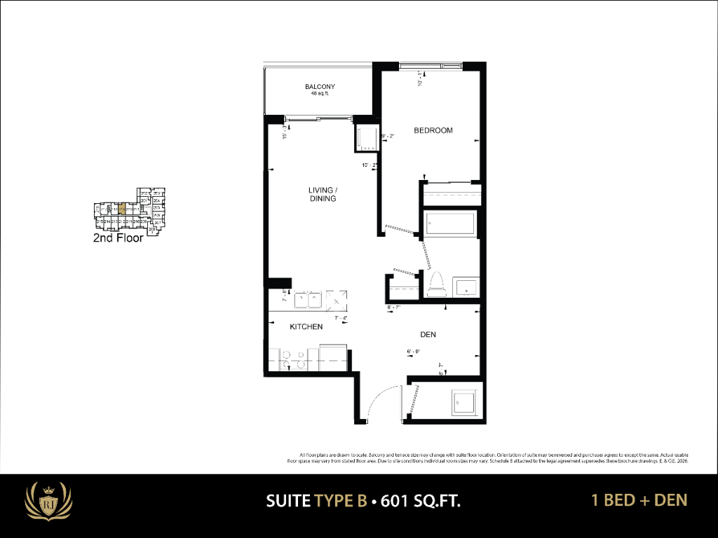 One Bedroom + Den